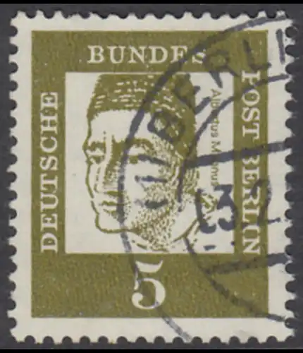 BERLIN 1961 Michel-Nummer 199 gestempelt EINZELMARKE (d)