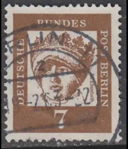 BERLIN 1961 Michel-Nummer 200 gestempelt EINZELMARKE (k)
