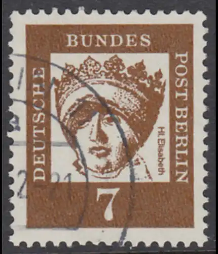 BERLIN 1961 Michel-Nummer 200 gestempelt EINZELMARKE (f)