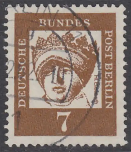 BERLIN 1961 Michel-Nummer 200 gestempelt EINZELMARKE (a)