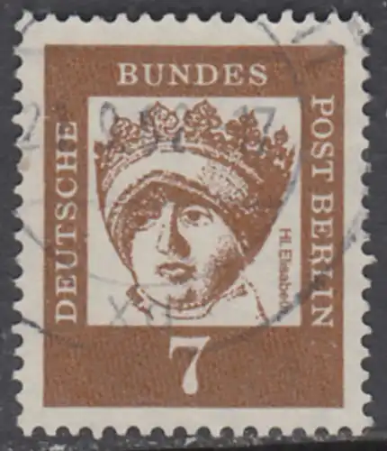 BERLIN 1961 Michel-Nummer 200 gestempelt EINZELMARKE (l)