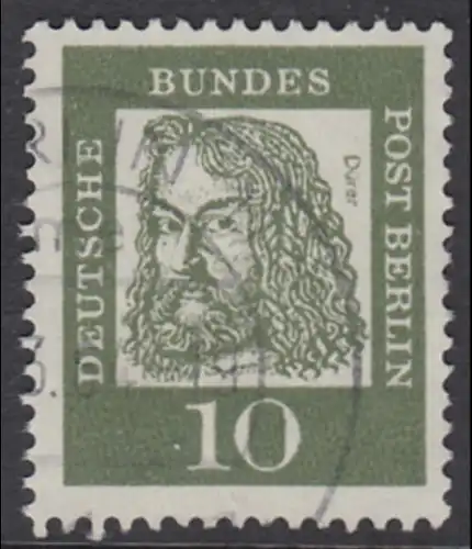 BERLIN 1961 Michel-Nummer 202 gestempelt EINZELMARKE (n)