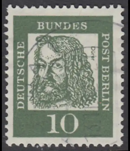 BERLIN 1961 Michel-Nummer 202 gestempelt EINZELMARKE (m)