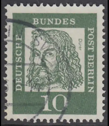 BERLIN 1961 Michel-Nummer 202 gestempelt EINZELMARKE (c)