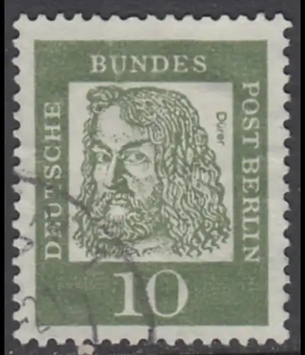 BERLIN 1961 Michel-Nummer 202 gestempelt EINZELMARKE (a)