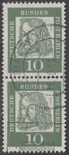 BERLIN 1961 Michel-Nummer 202 gestempelt vert.PAAR (a)