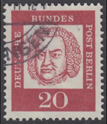 BERLIN 1961 Michel-Nummer 204 gestempelt EINZELMARKE (f)