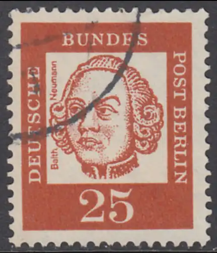 BERLIN 1961 Michel-Nummer 205 gestempelt EINZELMARKE (b)