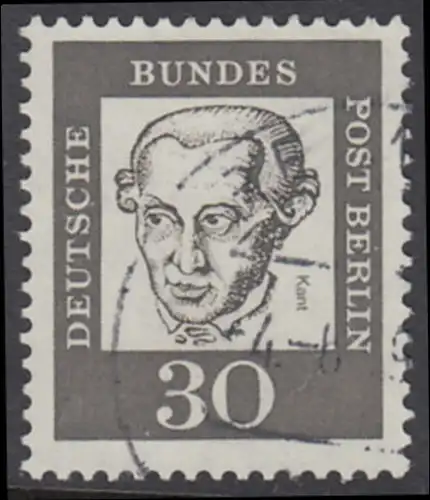 BERLIN 1961 Michel-Nummer 206 gestempelt EINZELMARKE (d)