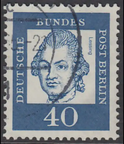 BERLIN 1961 Michel-Nummer 207 gestempelt EINZELMARKE (d)
