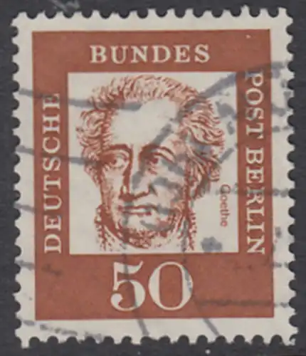 BERLIN 1961 Michel-Nummer 208 gestempelt EINZELMARKE (k)