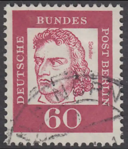 BERLIN 1961 Michel-Nummer 209 gestempelt EINZELMARKE (f)