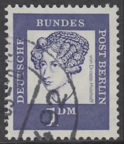 BERLIN 1961 Michel-Nummer 212 gestempelt EINZELMARKE (c)