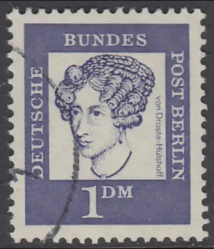 BERLIN 1961 Michel-Nummer 212 gestempelt EINZELMARKE (f)