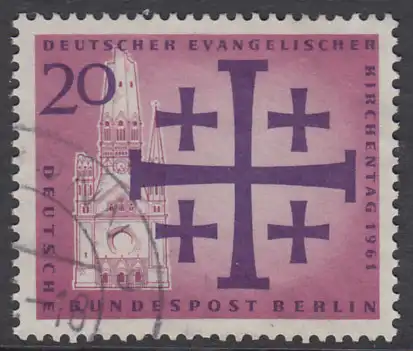 BERLIN 1961 Michel-Nummer 216 gestempelt EINZELMARKE (k)