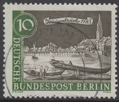 BERLIN 1962 Michel-Nummer 219 gestempelt EINZELMARKE (b)