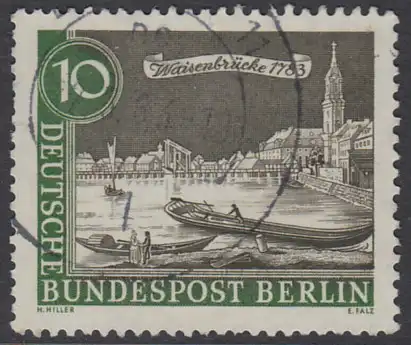 BERLIN 1962 Michel-Nummer 219 gestempelt EINZELMARKE (a)