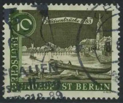 BERLIN 1962 Michel-Nummer 219 gestempelt EINZELMARKE (g)