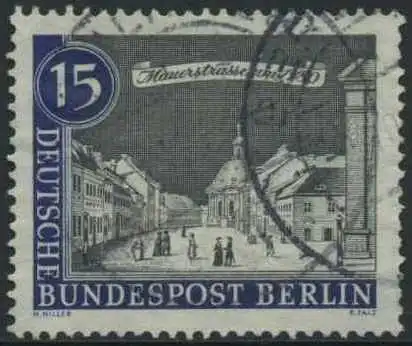 BERLIN 1962 Michel-Nummer 220 gestempelt EINZELMARKE (g)