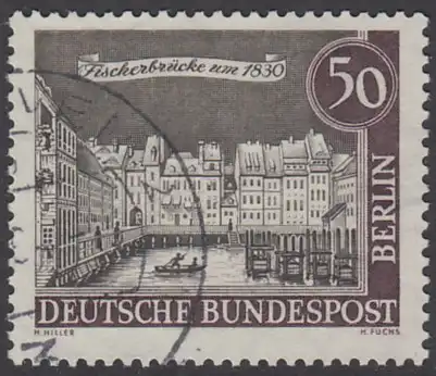 BERLIN 1962 Michel-Nummer 224 gestempelt EINZELMARKE (e)