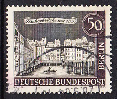 BERLIN 1962 Michel-Nummer 224 gestempelt EINZELMARKE (b)