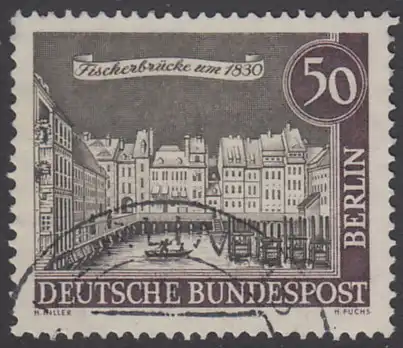 BERLIN 1962 Michel-Nummer 224 gestempelt EINZELMARKE (a)