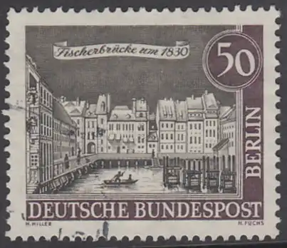 BERLIN 1962 Michel-Nummer 224 gestempelt EINZELMARKE (c)