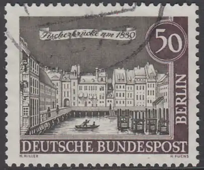 BERLIN 1962 Michel-Nummer 224 gestempelt EINZELMARKE (d)