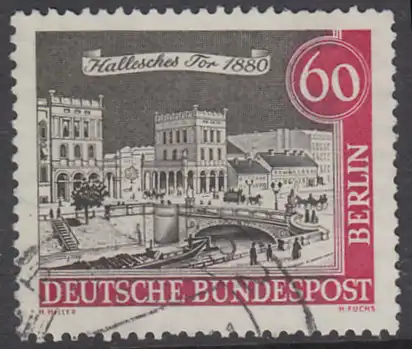 BERLIN 1962 Michel-Nummer 225 gestempelt EINZELMARKE (c)