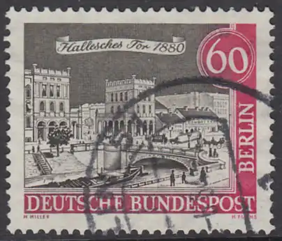 BERLIN 1962 Michel-Nummer 225 gestempelt EINZELMARKE (b)