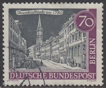 BERLIN 1962 Michel-Nummer 226 gestempelt EINZELMARKE (g)