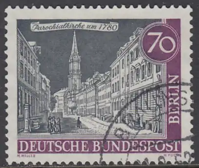 BERLIN 1962 Michel-Nummer 226 gestempelt EINZELMARKE (o)