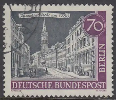 BERLIN 1962 Michel-Nummer 226 gestempelt EINZELMARKE (n)