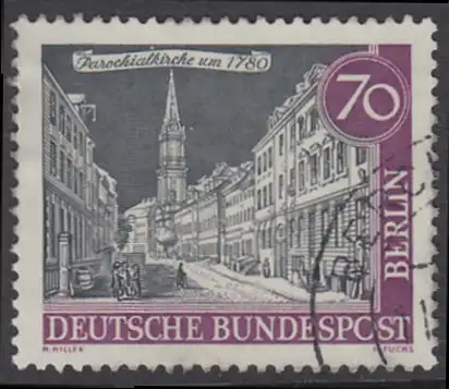 BERLIN 1962 Michel-Nummer 226 gestempelt EINZELMARKE (m)