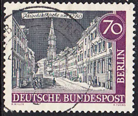 BERLIN 1962 Michel-Nummer 226 gestempelt EINZELMARKE (a)