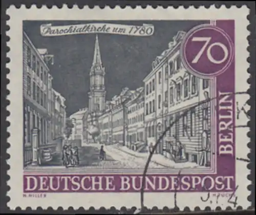 BERLIN 1962 Michel-Nummer 226 gestempelt EINZELMARKE (e)