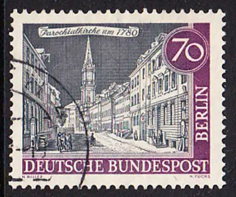 BERLIN 1962 Michel-Nummer 226 gestempelt EINZELMARKE (d)
