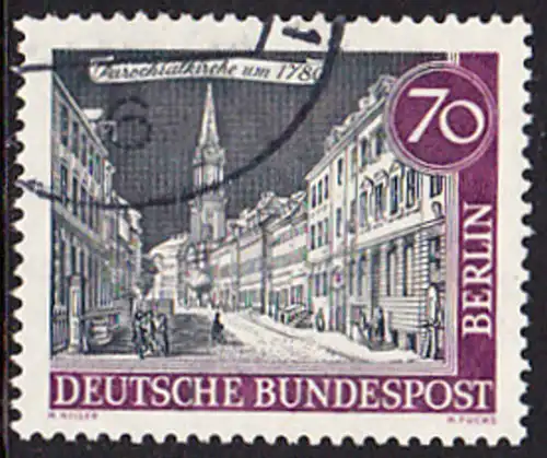 BERLIN 1962 Michel-Nummer 226 gestempelt EINZELMARKE (c)