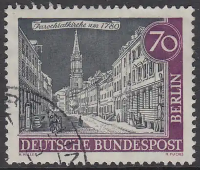 BERLIN 1962 Michel-Nummer 226 gestempelt EINZELMARKE (l)