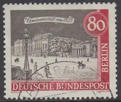 BERLIN 1962 Michel-Nummer 227 gestempelt EINZELMARKE (f)