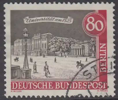 BERLIN 1962 Michel-Nummer 227 gestempelt EINZELMARKE (n)