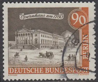 BERLIN 1962 Michel-Nummer 228 gestempelt EINZELMARKE (d)