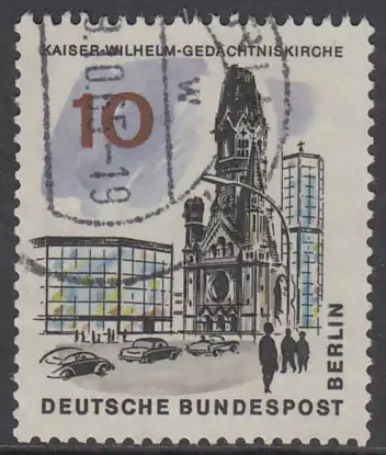 BERLIN 1965 Michel-Nummer 254 gestempelt EINZELMARKE (f)