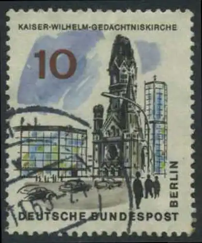 BERLIN 1965 Michel-Nummer 254 gestempelt EINZELMARKE (a)