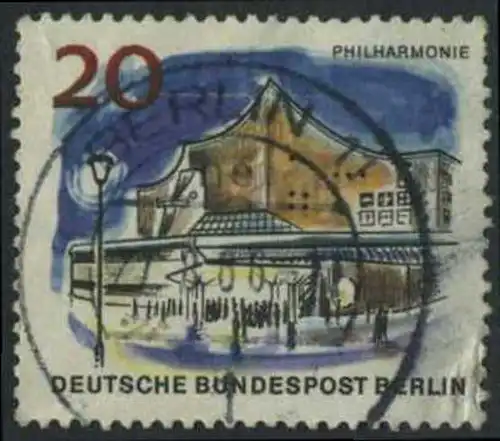 BERLIN 1965 Michel-Nummer 256 gestempelt EINZELMARKE (a)