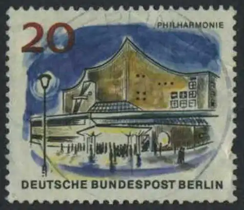 BERLIN 1965 Michel-Nummer 256 gestempelt EINZELMARKE (c)