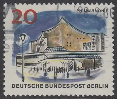 BERLIN 1965 Michel-Nummer 256 gestempelt EINZELMARKE (e)