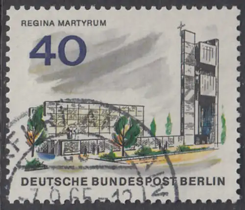 BERLIN 1965 Michel-Nummer 258 gestempelt EINZELMARKE (a)
