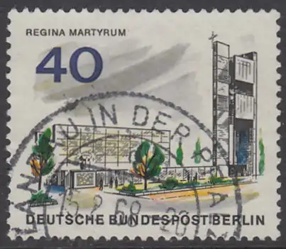 BERLIN 1965 Michel-Nummer 258 gestempelt EINZELMARKE (g)