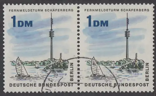 BERLIN 1965 Michel-Nummer 264 gestempelt horiz.PAAR (a)